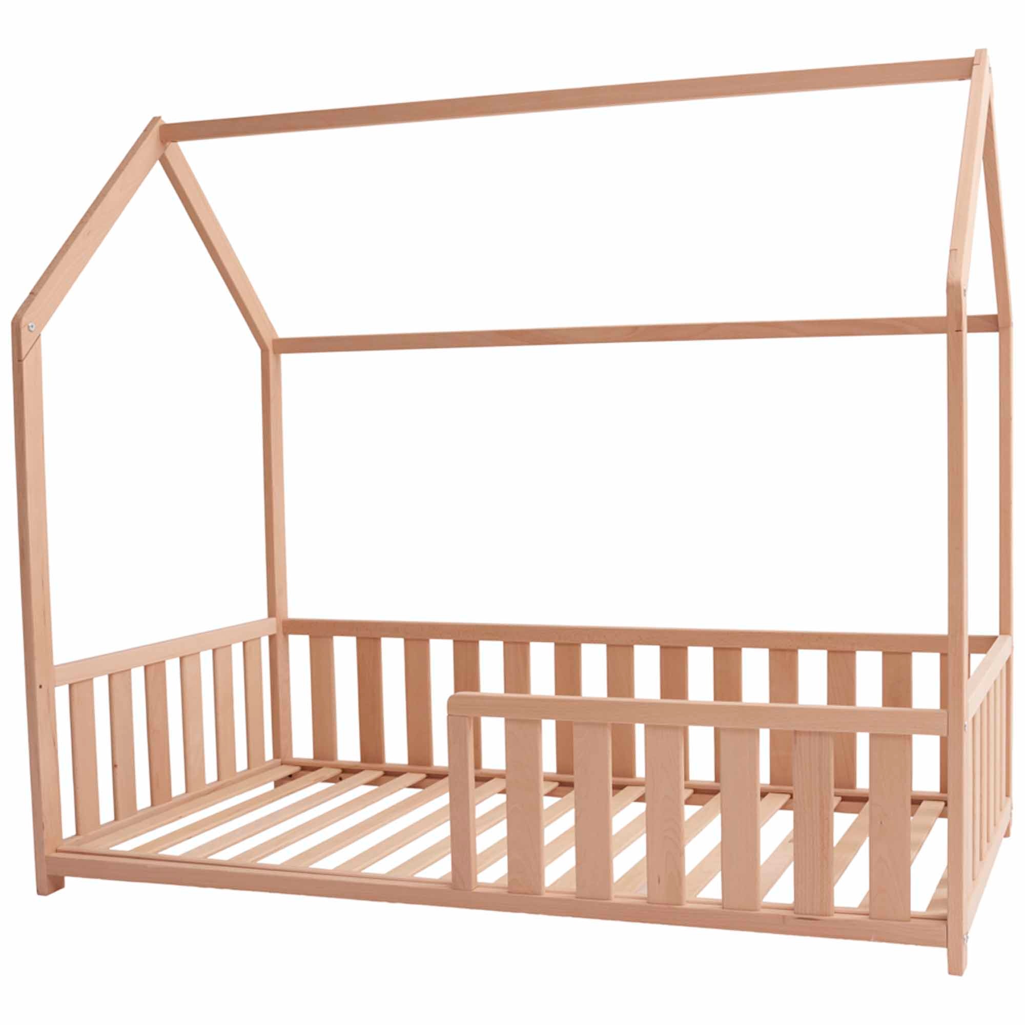 Prénatal peuterbed huisje 70x140 Onbehandeld/Naturel - ledikanten - Prénatal