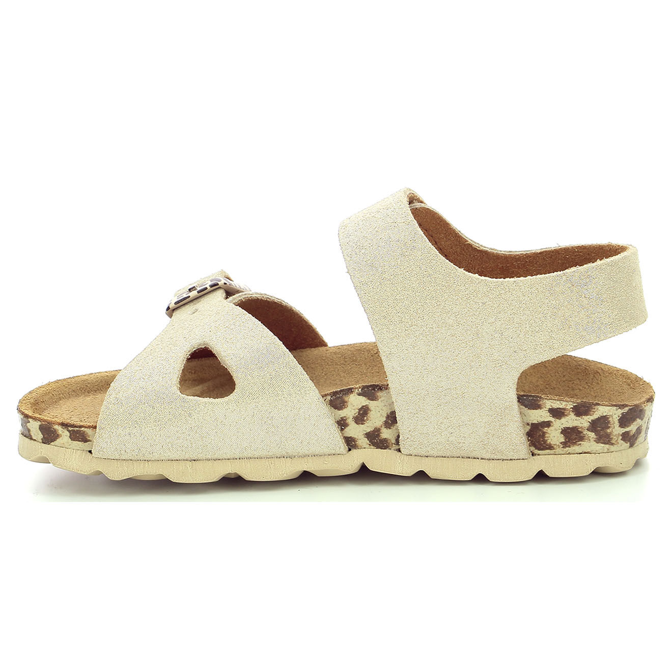 Kickers Sandales Sunkro beige/léopard