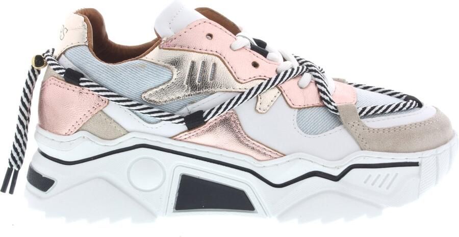 DWRS LABEL DWRS Jupiter denim rose jeans sneakers Leer Dames