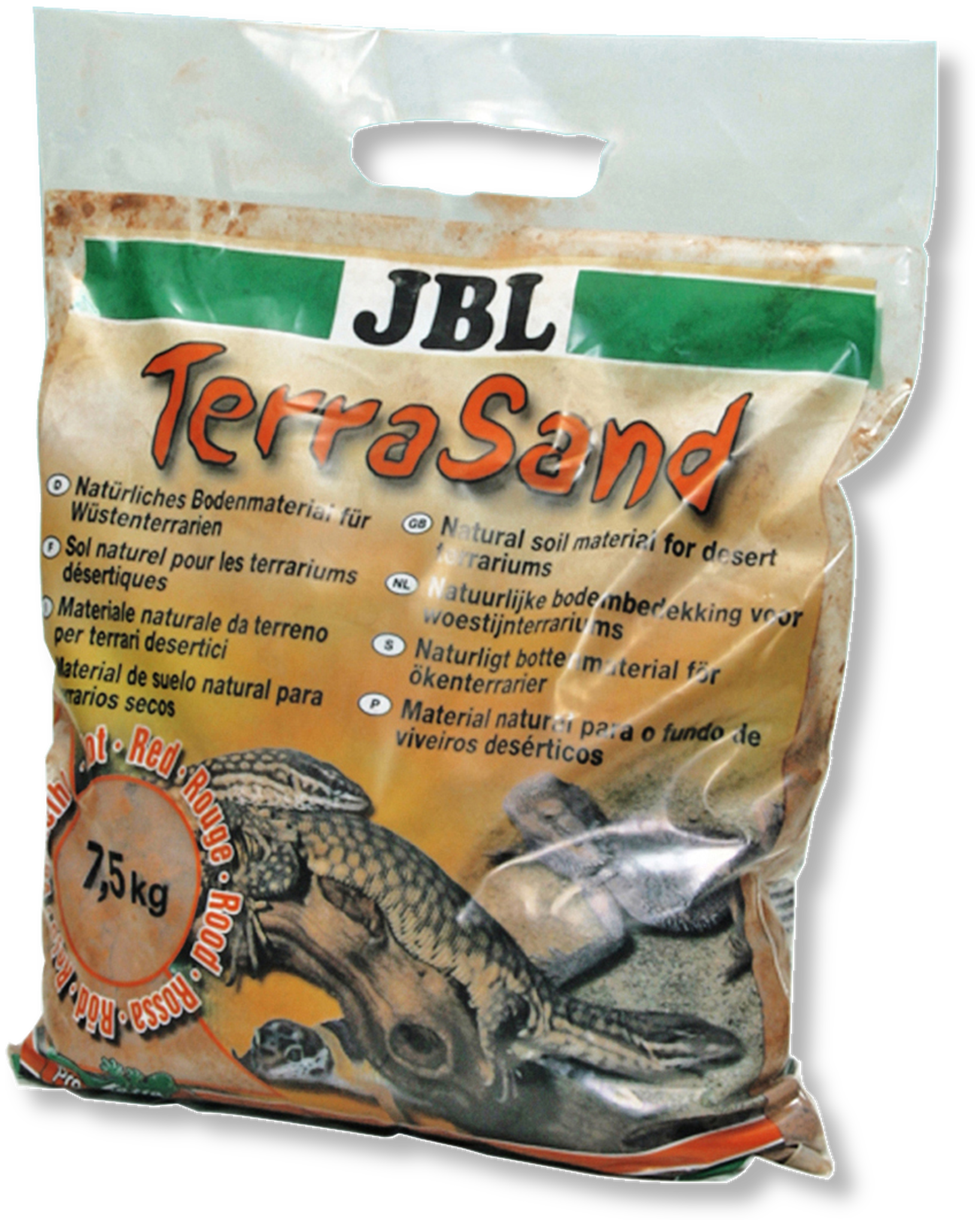 JBL TerraSand natuur-rood 5 liter | Terrarium Bodembedekking