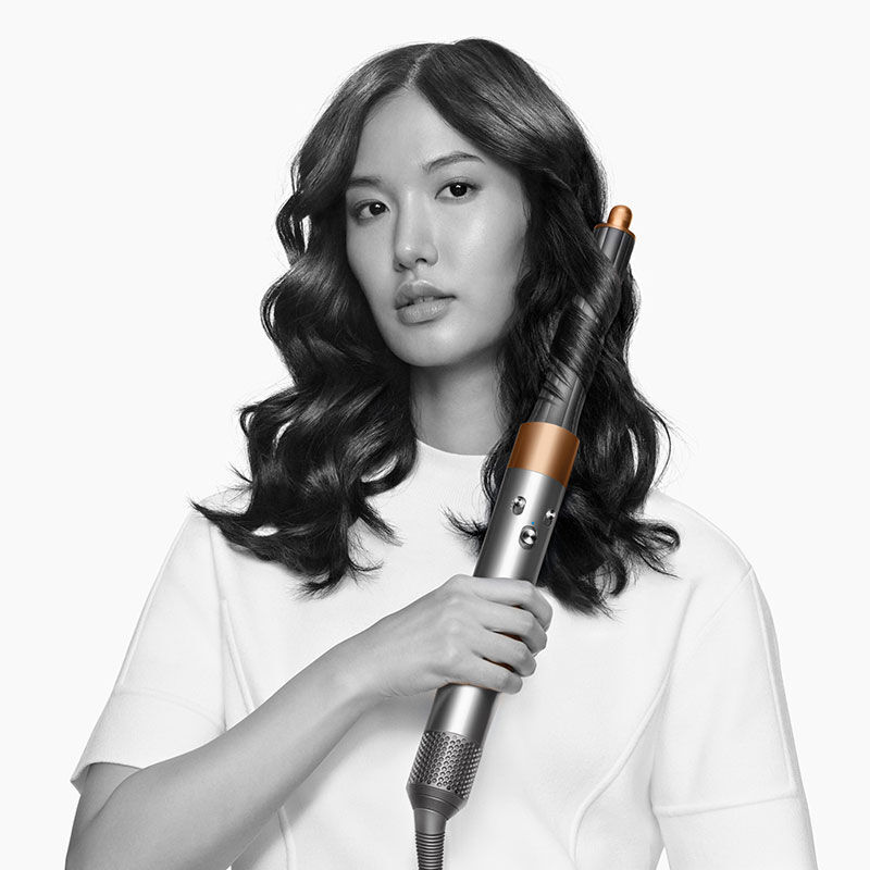 Airwrap Complete Long Diffuse pour cheveux bouclés frisés nickel cuivre