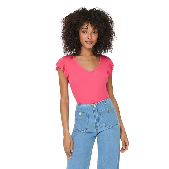 Only Belia Cap Sleeve Top Dames