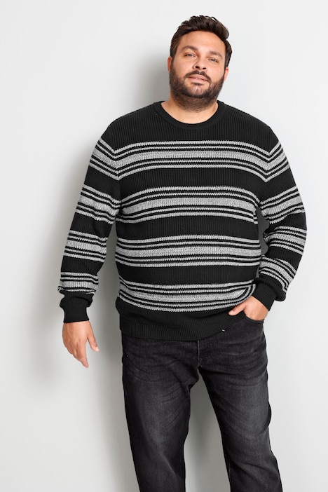 Boston Park Pullover, Bauchfit, Ringel, Rundhals, bis 80/82