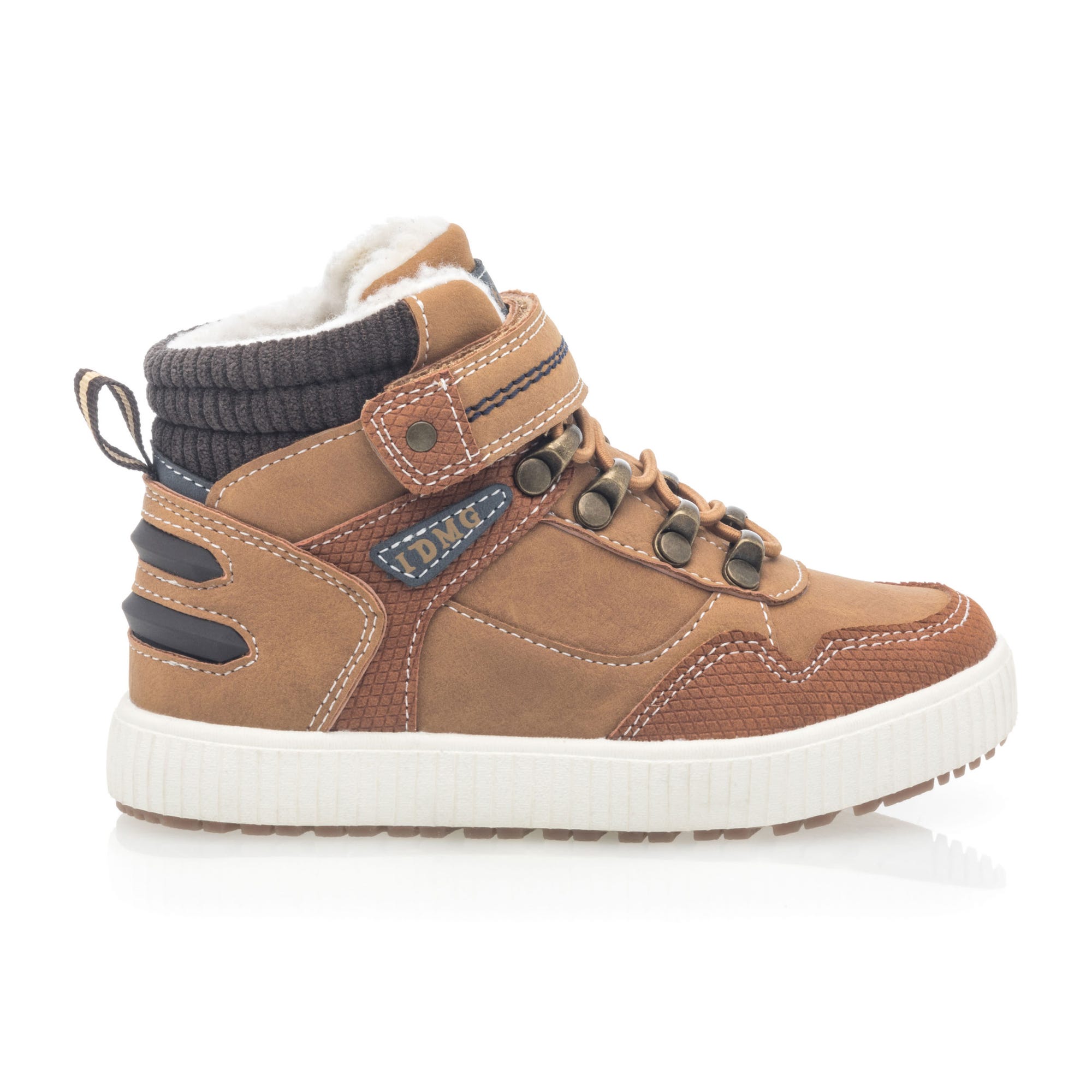 Baskets hautes Garçon cognac