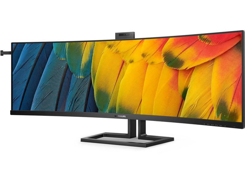 Philips Monitor 45B1U6900CH 44.5-Zoll-Business-Monitor mit integriertem KVM-Switch und Pop-Up-Webcam