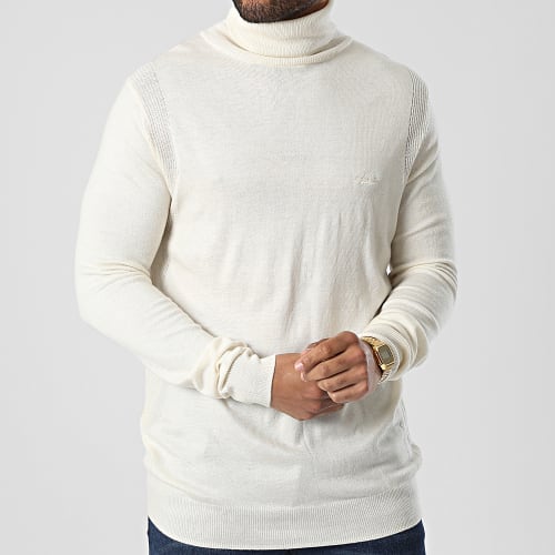 Pull Col Roulé M2BR08-Z3142 Beige