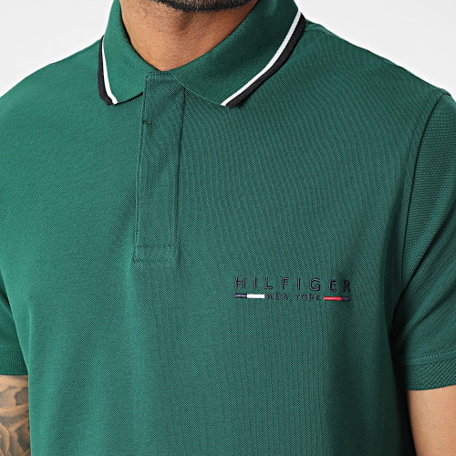 Polo Manches Courtes Brand Love Logo 9525 Vert