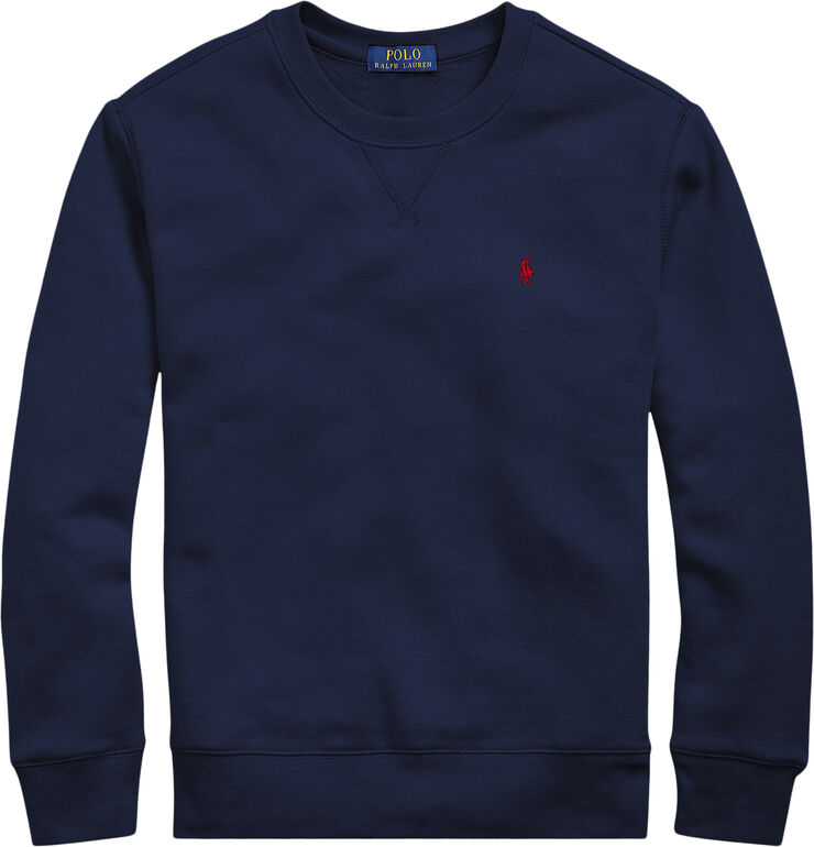 Polo Ralph Lauren Cotton-Blend-Fleece Sweatshirt Blå