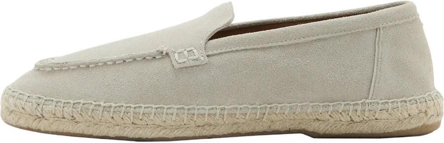Mango Man suède espadrilles beige