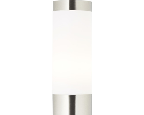 Sensorgestuurde staande buitenlamp, roestvrij staal/kunststof, IP44, 1-lichts, HxØ 800x75 mm, Chorus roestvrij staal/wit