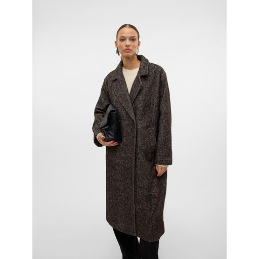 Vero Moda Babette Lang Frakke, Chocolate Torte, M
