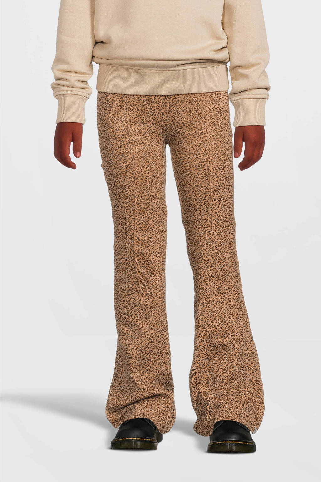 Cars sweater LIAN met printopdruk lichtzand