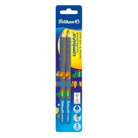 Pelikan Schreiblernbleistift Combino FSC100% Blau, 2 Stück
