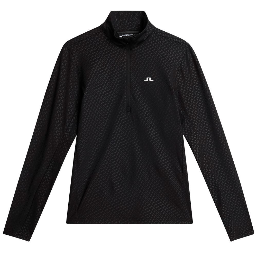 Lauryn Quarter Zip Midlayer Dame Svart