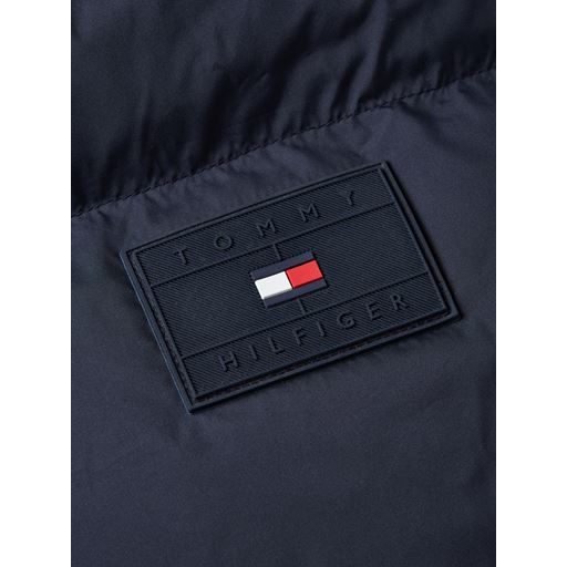 Tommy Hilfiger Mix Down Hooded Puffer Jakke, Desert Sky, XL