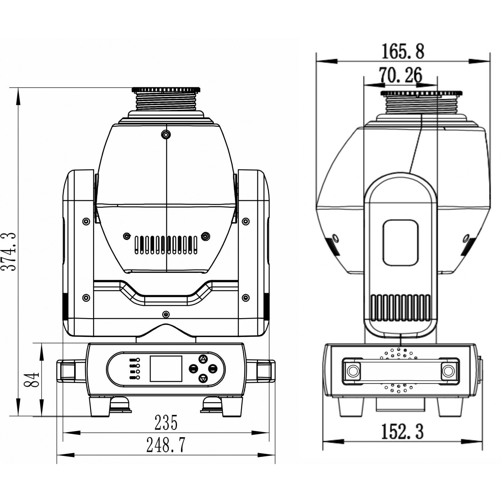 JB systems Explorer Spot LED moving head