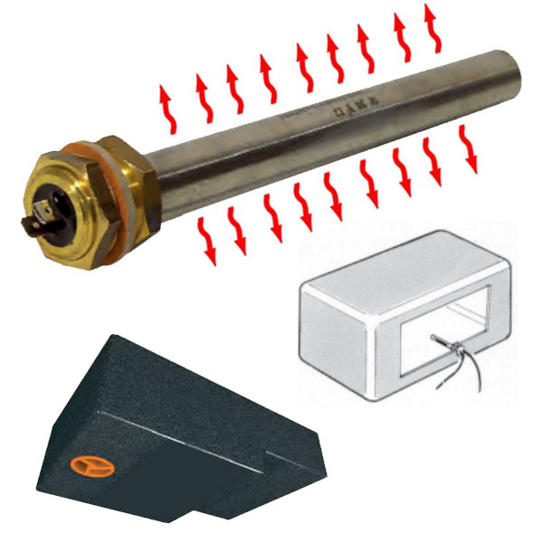 Résistance antigel pour réservoir 12V 30 W LILIE