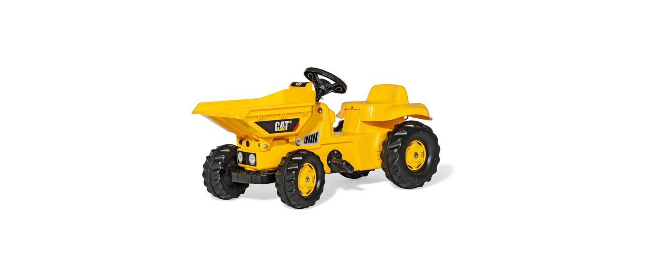 Tretfahrzeug Dumper CAT<br>Outdoor-Fahrzeug mit Kippschaufel