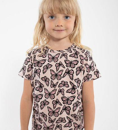 ANIMAL T-Shirt - AnimalGrowl - Light Rose Flattern