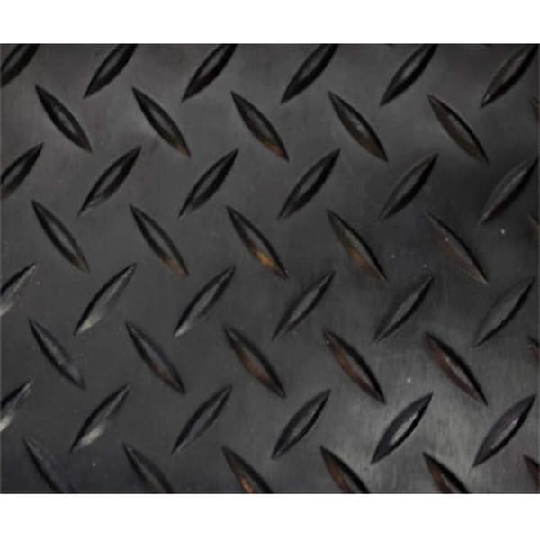 Gulvteppe Exma Svart Naturlig gummi 1 x 10 m Diamant