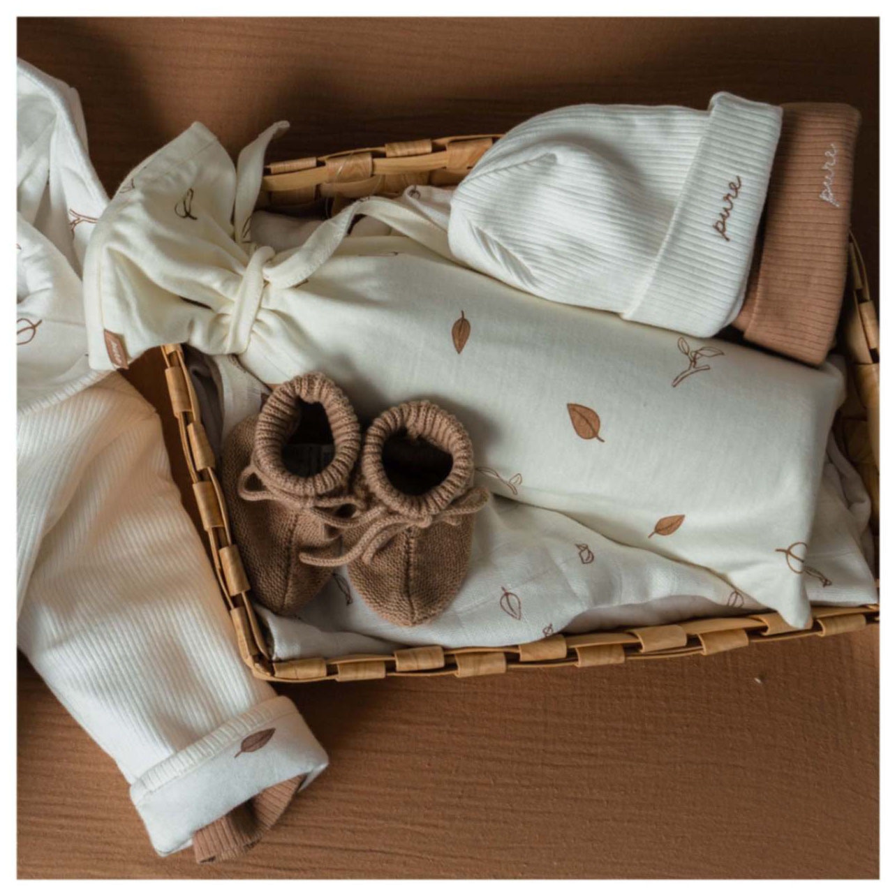 Prénatal newborn muts rib Pure   beige