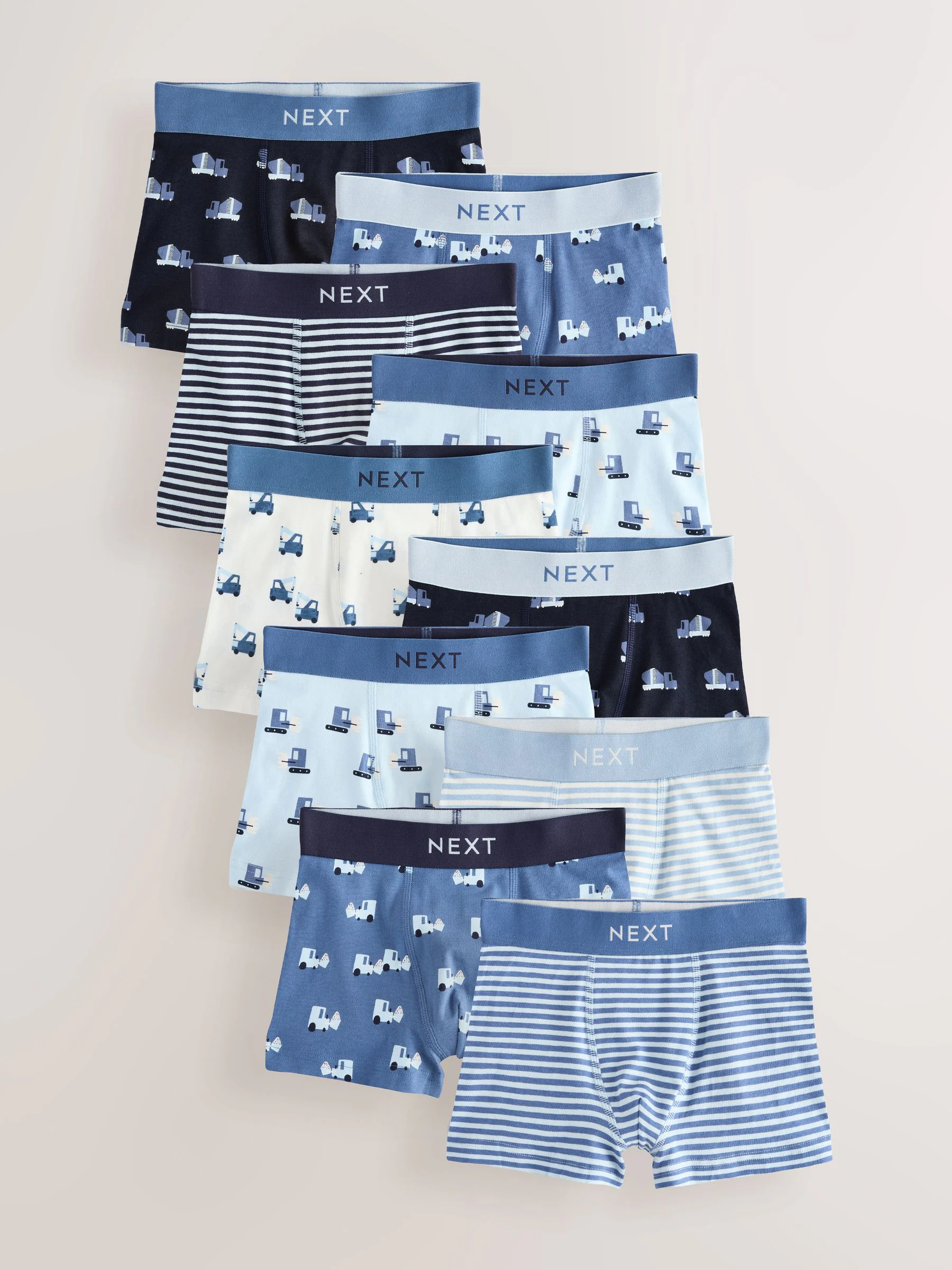 Blauw Mini Voertuig - Verpakking van 10 trunks (1,5-16jr)