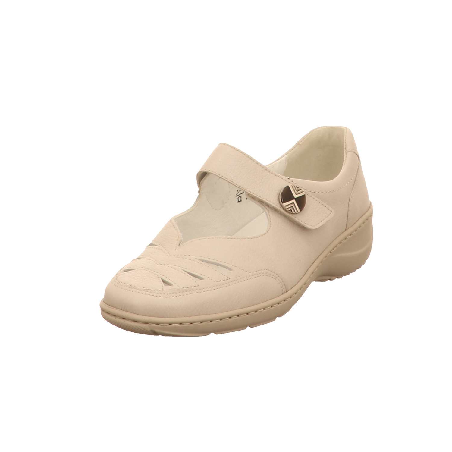 Waldläufer Spangenschuh weiß weiss/weiss kombi