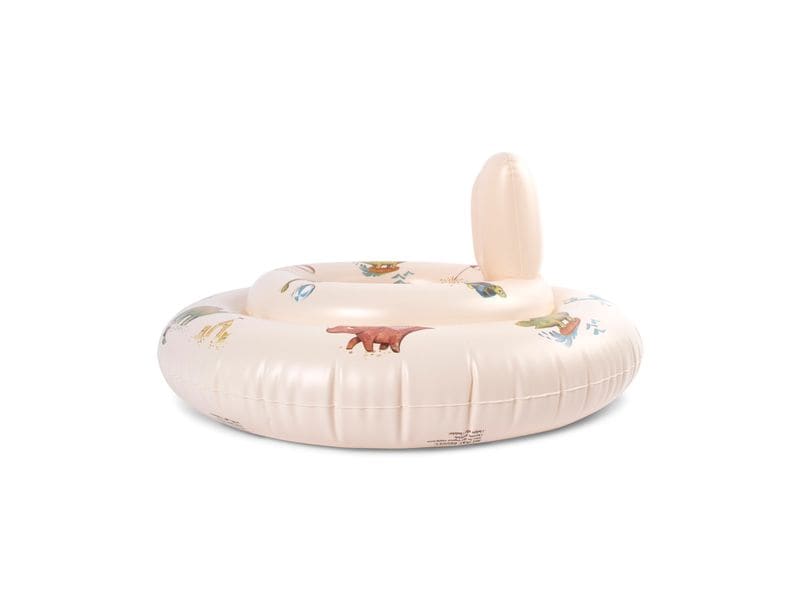 Filibabba Schwimmring Baby Alfie Dino Beach Badehilfe mit praktischem Sitz und Rückenlehne
