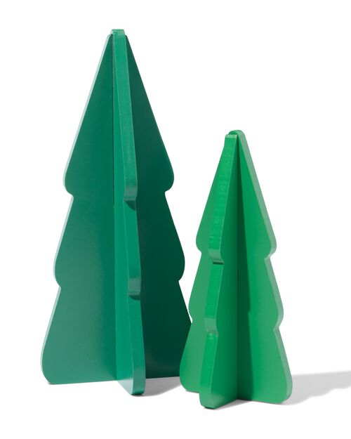 sapin de Noël en bois 2x