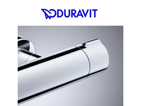 Mitigeur de douche thermostatique DURAVIT 1000 noir mat