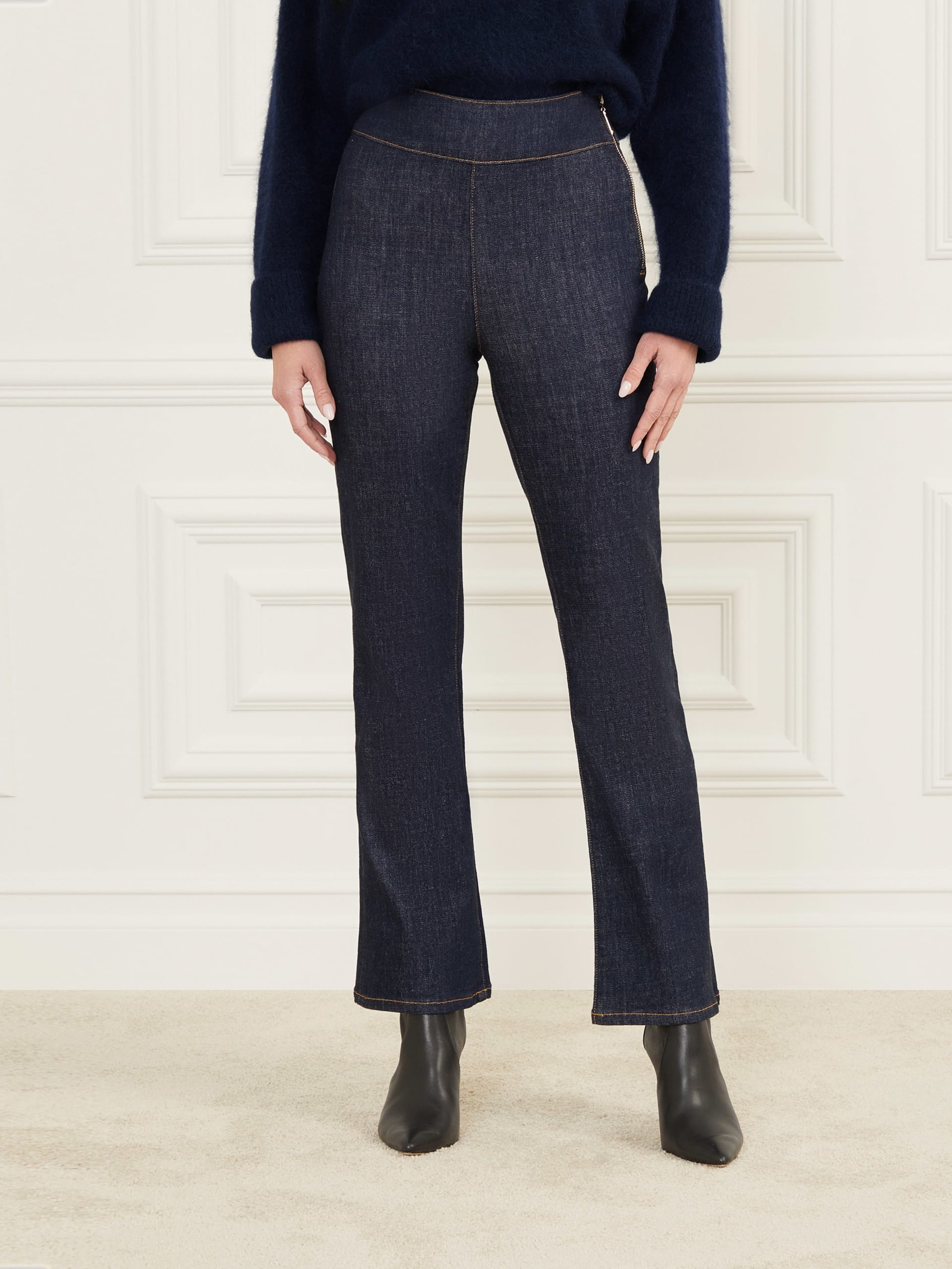 Calça jeans flare Mia