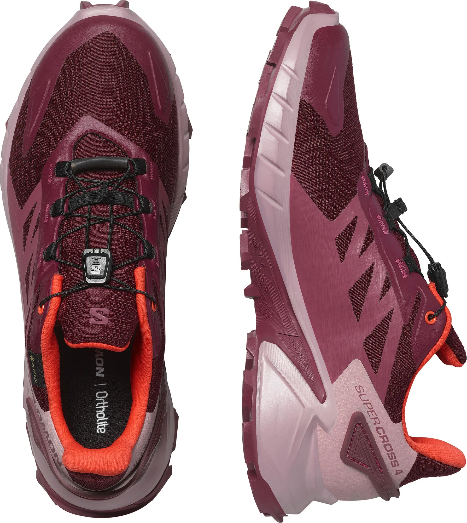 Salomon Supercross 4 Gore-Tex Tawny Port / Deauville Mauve / Cherry Tomato
