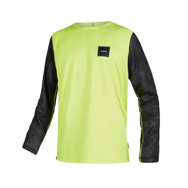 Tshirt Lycra MYSTIC Majestic manche longue Quickdry - Navy/Lime