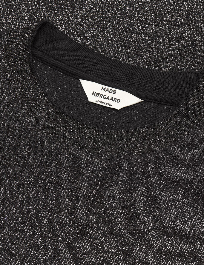 Mads Nørgaard - Copenhagen 2x2 Lurex Tuba Tee LS Sort