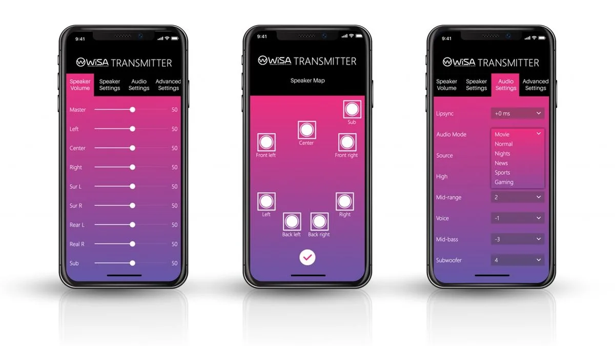 Lithe Audio émetteur WISA Transmetteurs audio-vidéo