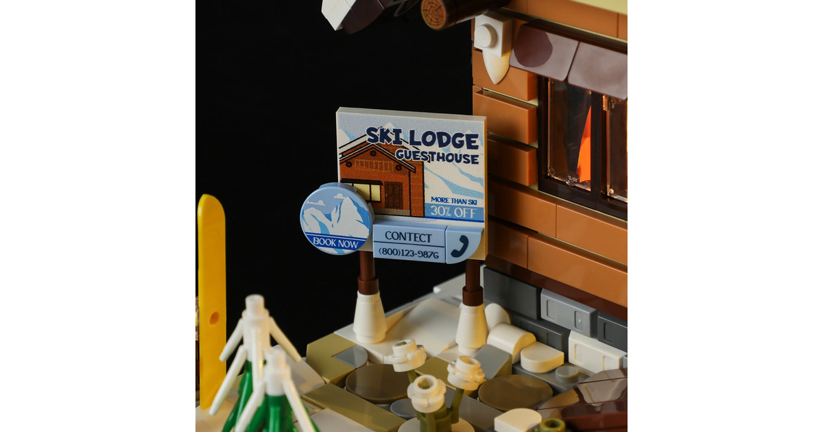 LumibricksRetro House - Ski Lodge Constructiespeelgoed  (F9041)