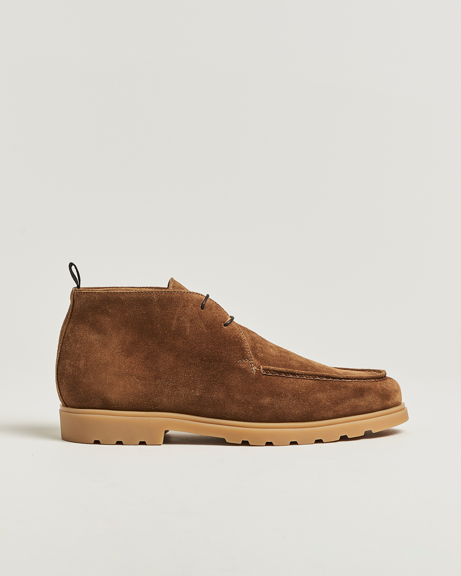 Kiton Chukka Boots Brown Suede