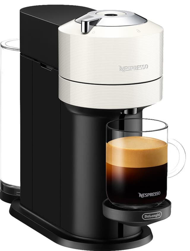 NESPRESSO® Vertuo Next kaffemaskine fra DeLonghi, Hvid