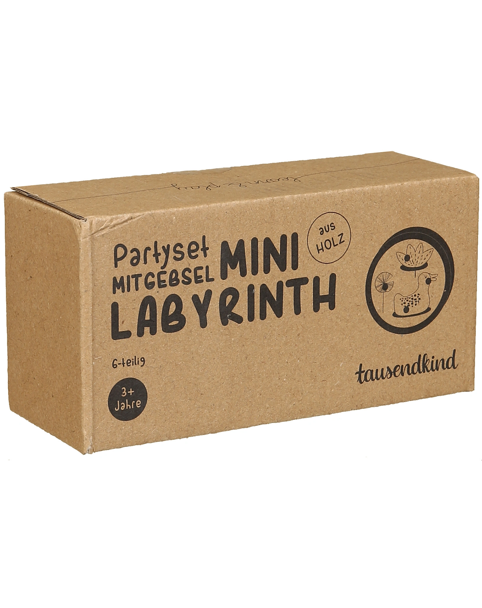 Geschicklichkeitsspiel MINI LABYRINTH 6er-Set aus