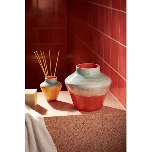 Kähler X KimPop Vase, Mint/Pink