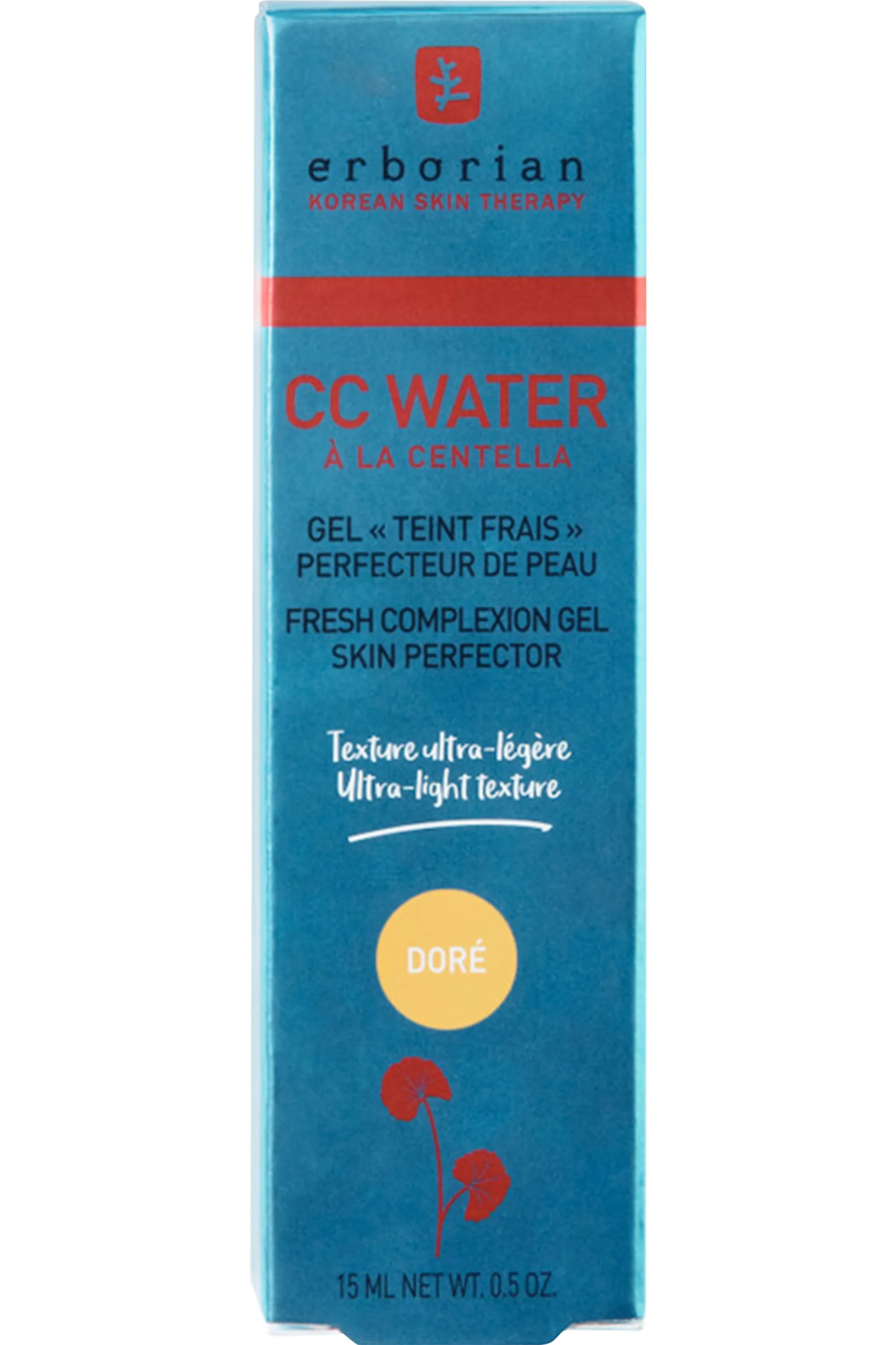 Erborian Gel perfecteur de peau CC Water teinte dorée