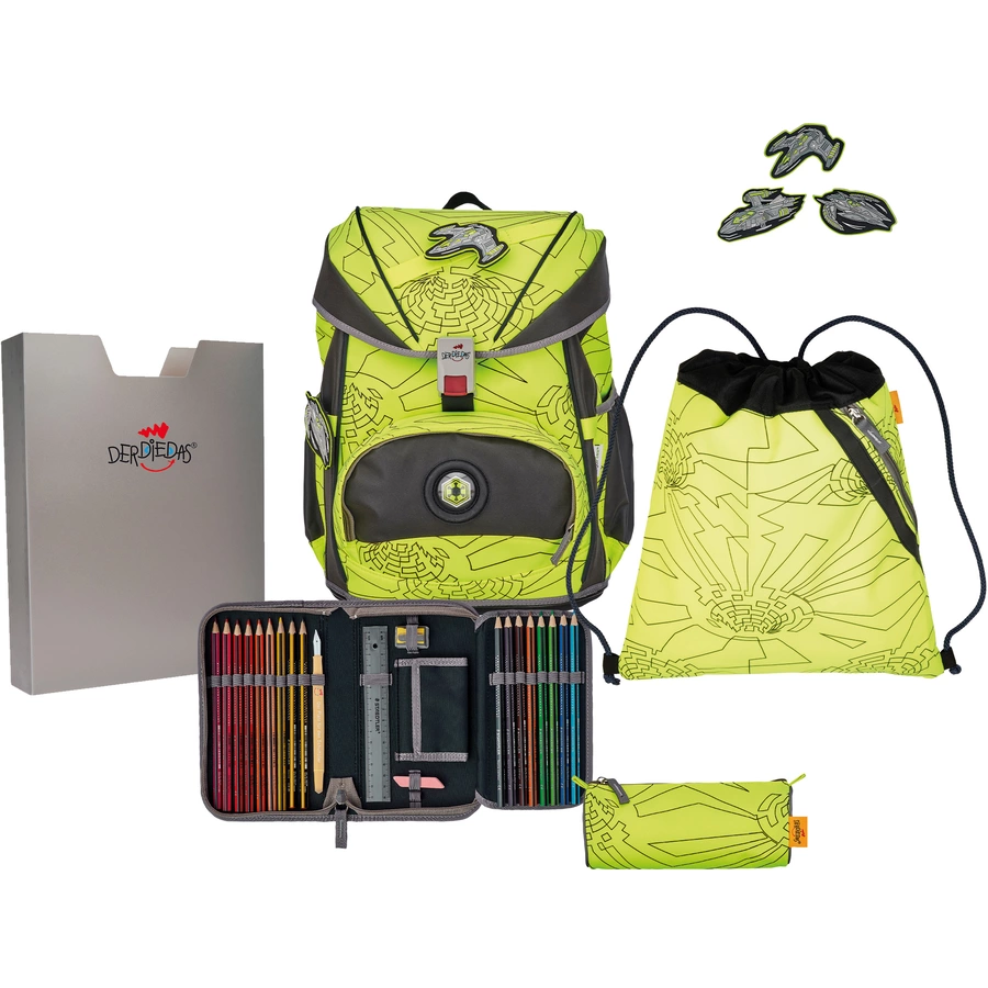 DerDieDas® ErgoFlex Superflash Neon Fighter, 5-tlg.