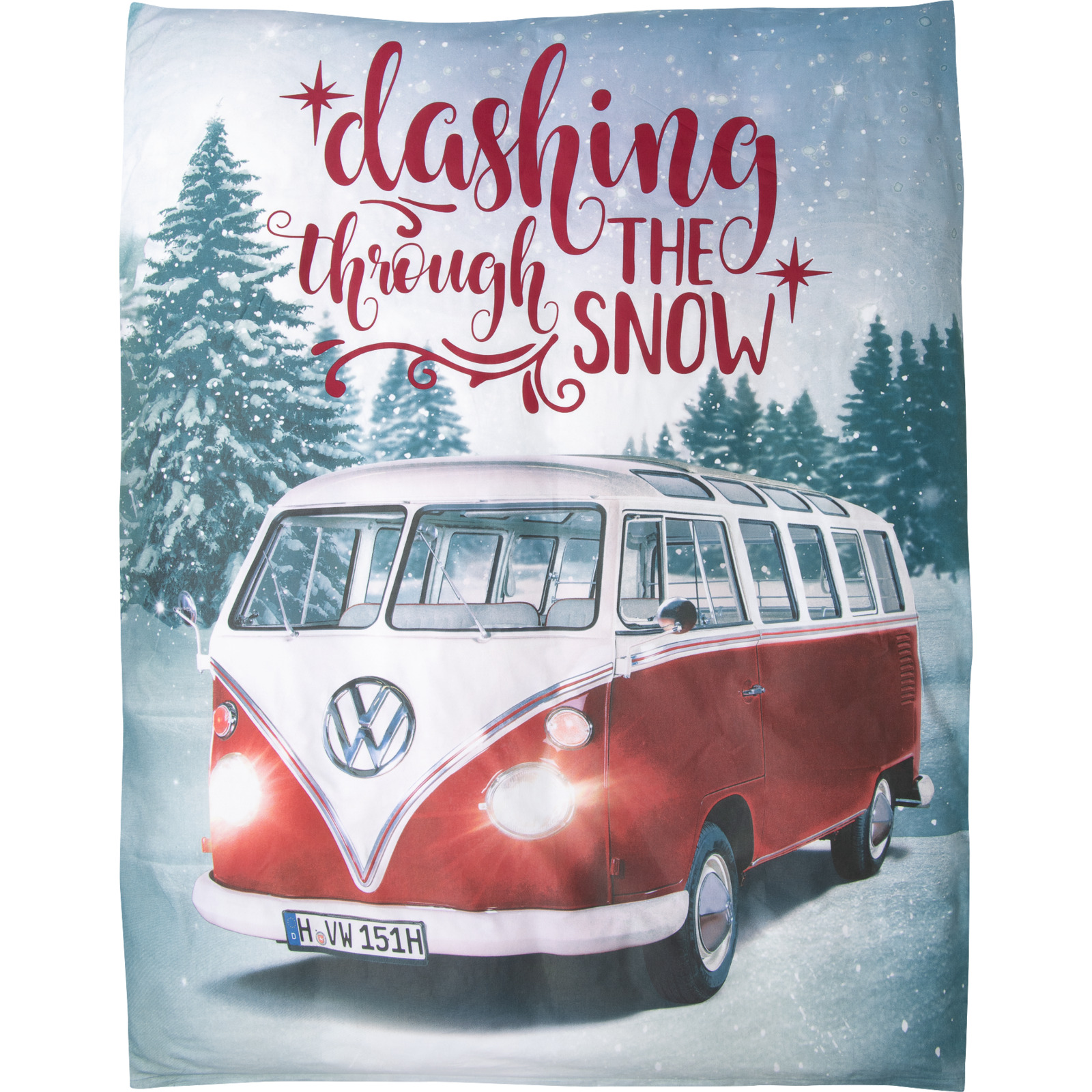Bettwäsche VW Bus Winter Wonderland