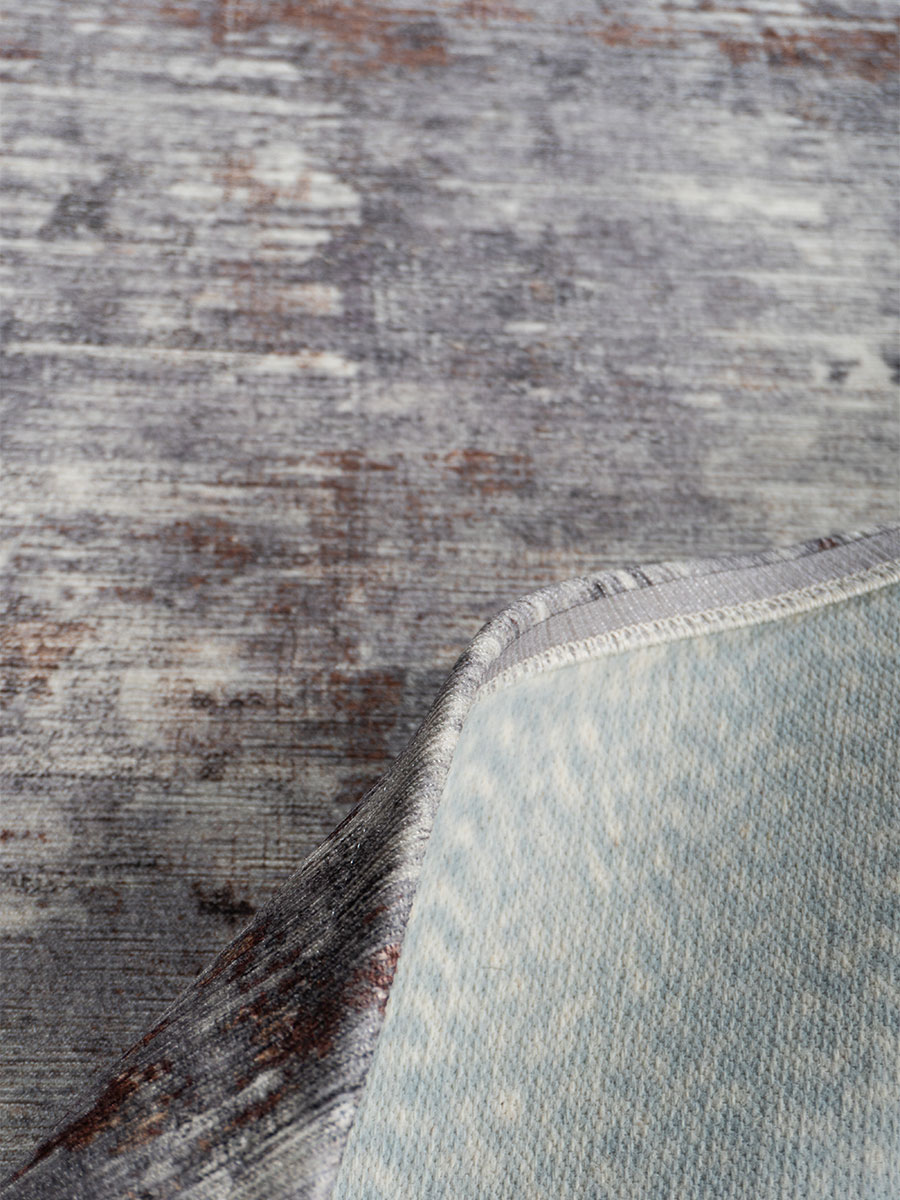 Vloerkleed Yara Silver – Ovaal 200 x 290 cm