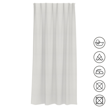 GAMMA kant en klaar gordijn lichtdoorlatend off-white (kleurnr. 1381) 140x270 cm (bxh)