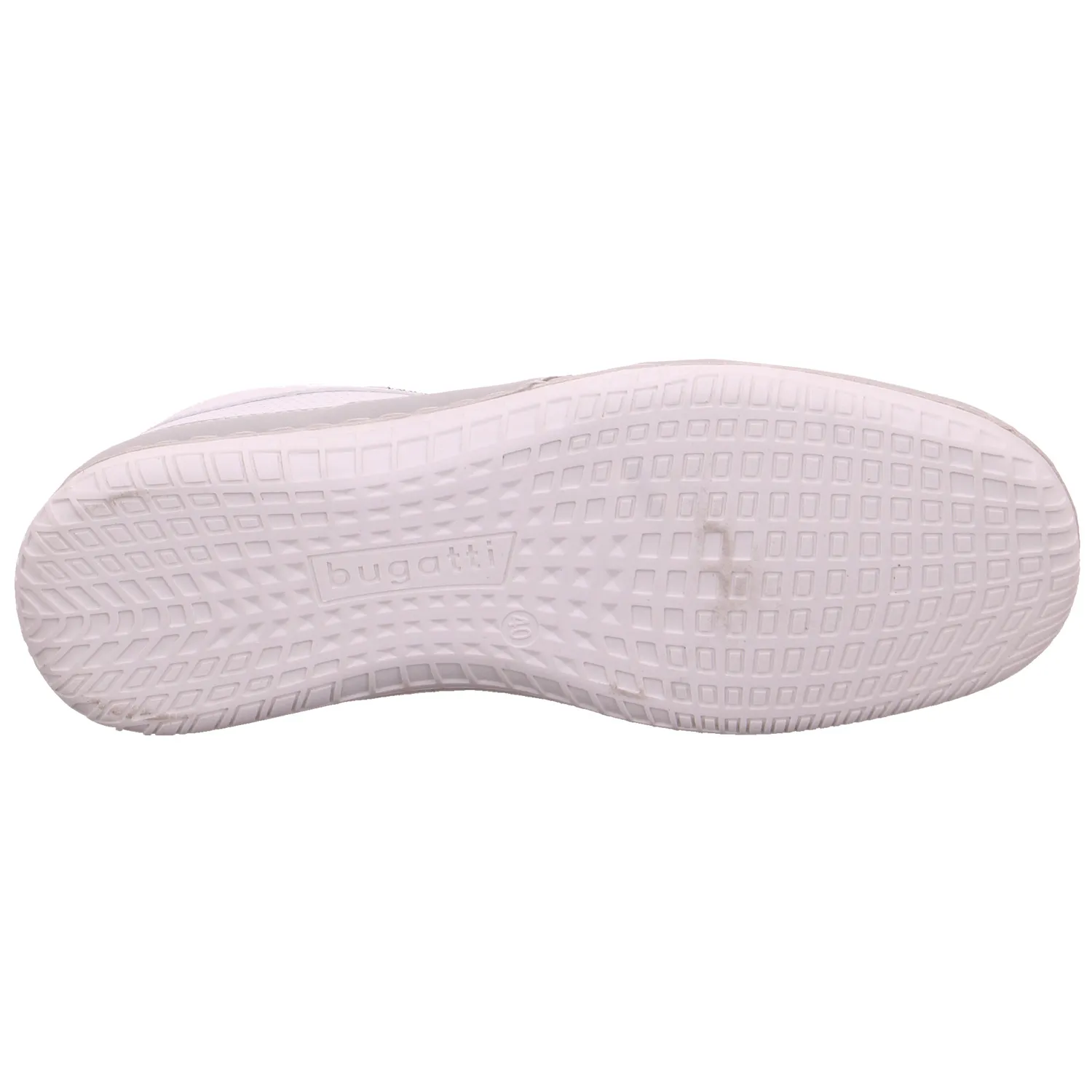 BUGATTI SHOES Halbschuhe Sneaker Weiss Lederimitat