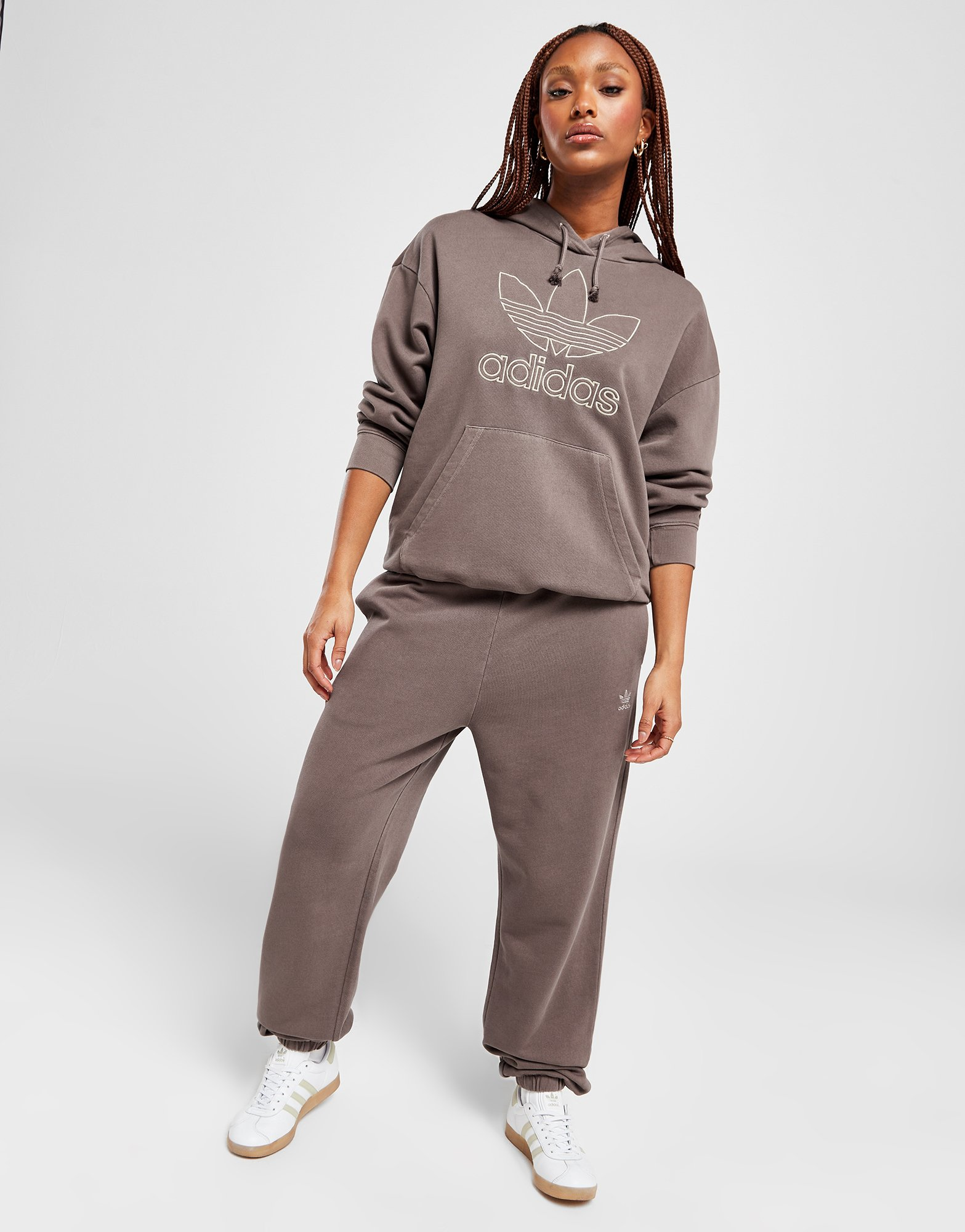 adidas Originals Sweat à Capuche Outline Wash Femme