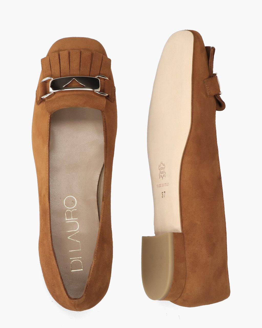 Di Lauro 948 Cognac Damesloafers