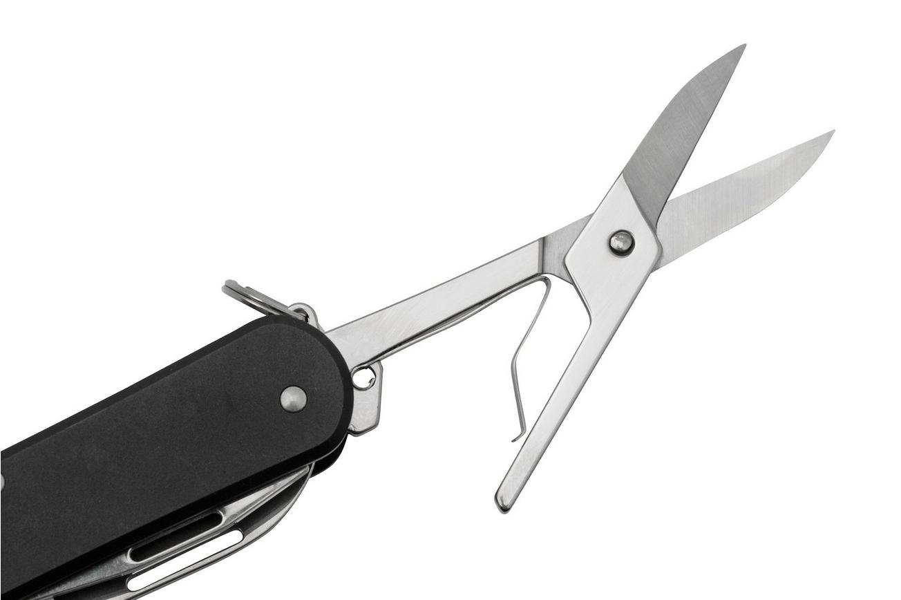 FOX Vulpis 4-Tools FX-VP130-F4BK, N690Co, Aluminium Black, Zwitsers zakmes