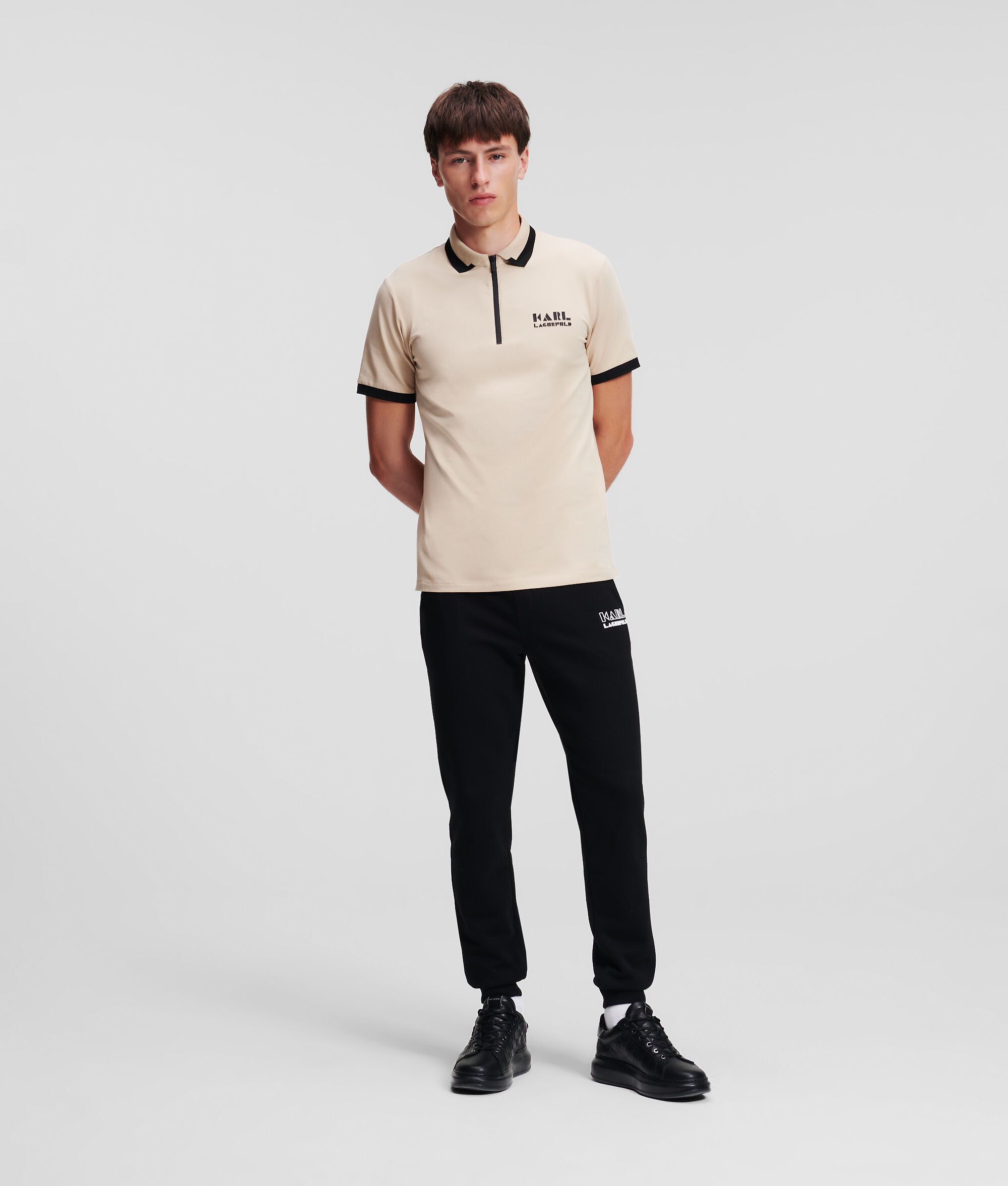 Polo avec logo Karl